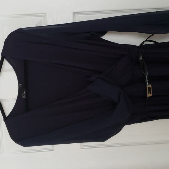 Navy Blue skater dress - Picture 5 of 6